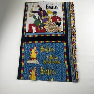 The Beatles Yellow Submarine Homemade Pillow Case Retro Psychedelic Hippie